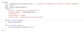 Handling ETag value on SharePoint REST API Updates Handling ETag value on SharePoint REST API Updates