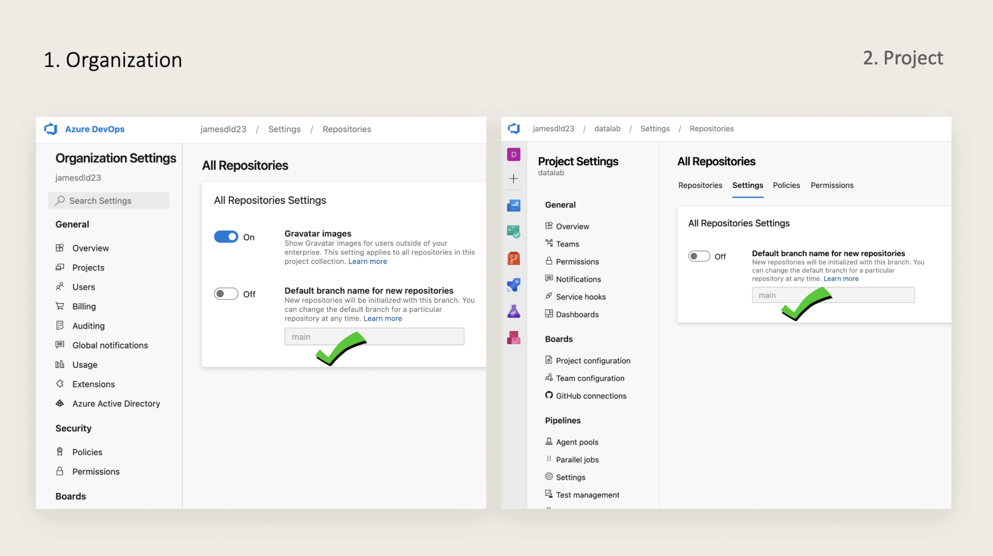 Set the Default Branch on your Azure DevOps Repos